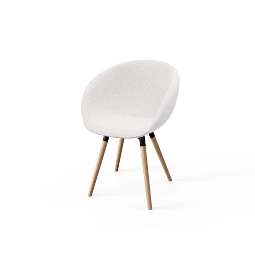 Krzesło KR-502 Ruby Kolory Tkanina Abriamo 04 Boucle Design Italia 2025-2030
